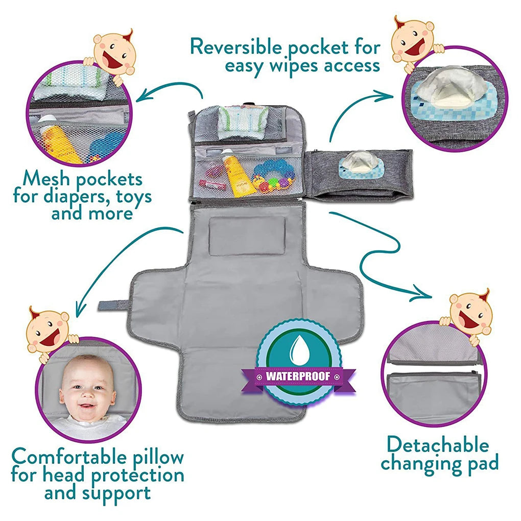 Portable Baby Diaper Changing Pad